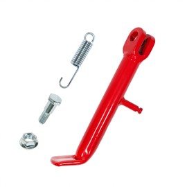 JMCHstore Mini Bike Kickstand w/Spring for Coleman CT200U CT200U-EX BT200X CT200U-EXR Axis M200 212cc 196cc 200cc 6.5hp Powersports Mini Bike Parts (Red)