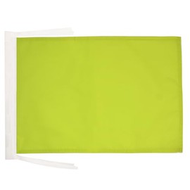AZ FLAG Race officer yellow Flag 18'' x 12'' cords - Racing SMALL flags 30 x 45cm - Banner 18x12 in
