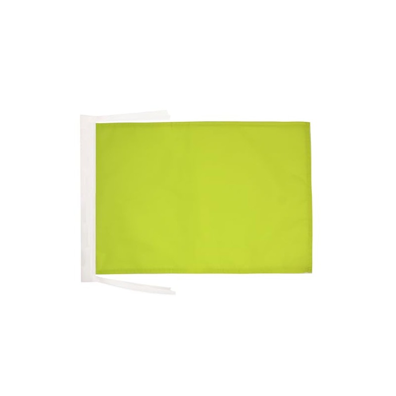AZ FLAG Race officer yellow Flag 18'' x 12'' cords