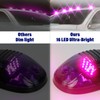 5 Pack Purple Cab Lights,16 LED 12V Top Marker Clearance