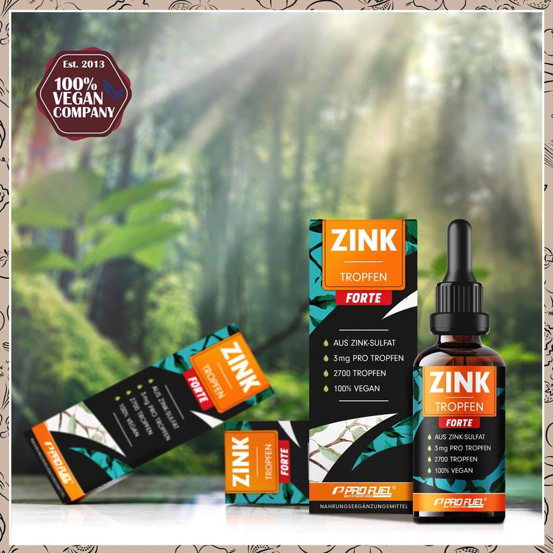 ProFuel Zinc drops FORTE 3x100ml - 8100 drops extra high