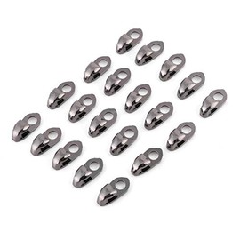 Akozon 20pcs/Set Boot Hooks Lace Fittings with Rivets for Repair/Camp/Hike/Climb Accessories