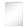 GRACTO 30 x 40'' Chrome Rectangle Bathroom Vanity Mirror for