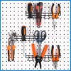 Coume 4 Pieces Pegboard Screwdriver Holders, Stainless Steel Pegboard Pliers
