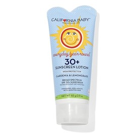 California Baby SPF30+ Sunscreen Lotion, Everyday/Year Round, Water Resistant and Hypo-Allergenic, 2.9 Ounce by California Baby