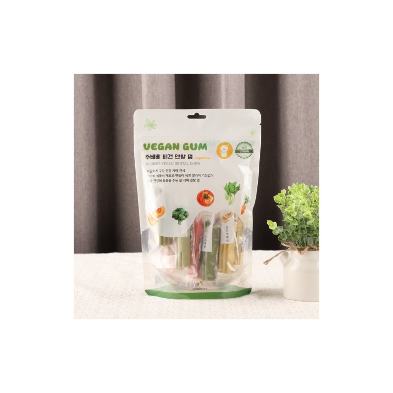 Jubebe Vegan Vegetable Dental Chews 150g / 주베베 비건 덴탈
