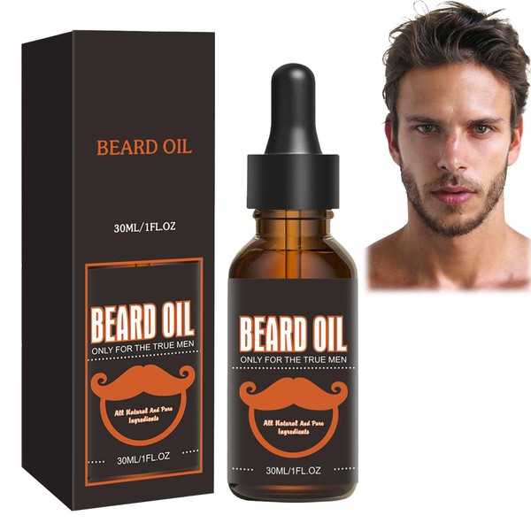 Bartwuchs-Öl, Bartwuchs Bartöl, Bartwachstum Serum für Männer Vatertag stimulieren Bartwachstum