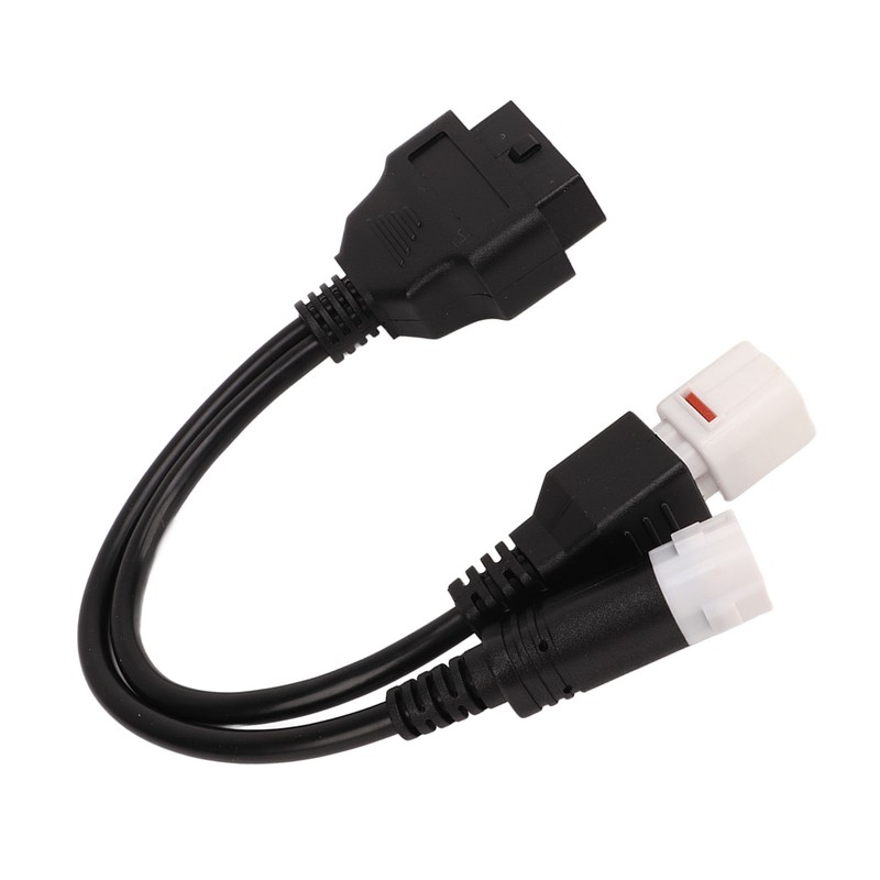 3pin 4pin Motorcycles OBD OBD2 Adapter Cable Easy Fault Detection