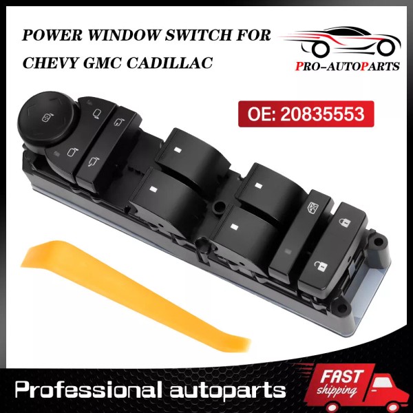 Unbranded 20835553 Power Window & Mirror Switch Driver Side for