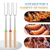4 Pack Marshmallow Toasting Forks – Extendable Stainless Steel Roasting