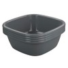 DynkoNA 4 Grey 8 Quart Wash Basins, Small Plastic Tub