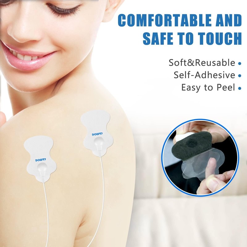 6PCS Replacement Pads Compatible with Omron TENS Units – PM500,