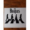 Unbranded THE BEATLES ABBEY ROAD BLACK VINYL DECAL 6"x 4"