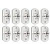 METALLIXITY Spot Weld Nuts (M6) 10Pcs, Carbon Steel Double Tab