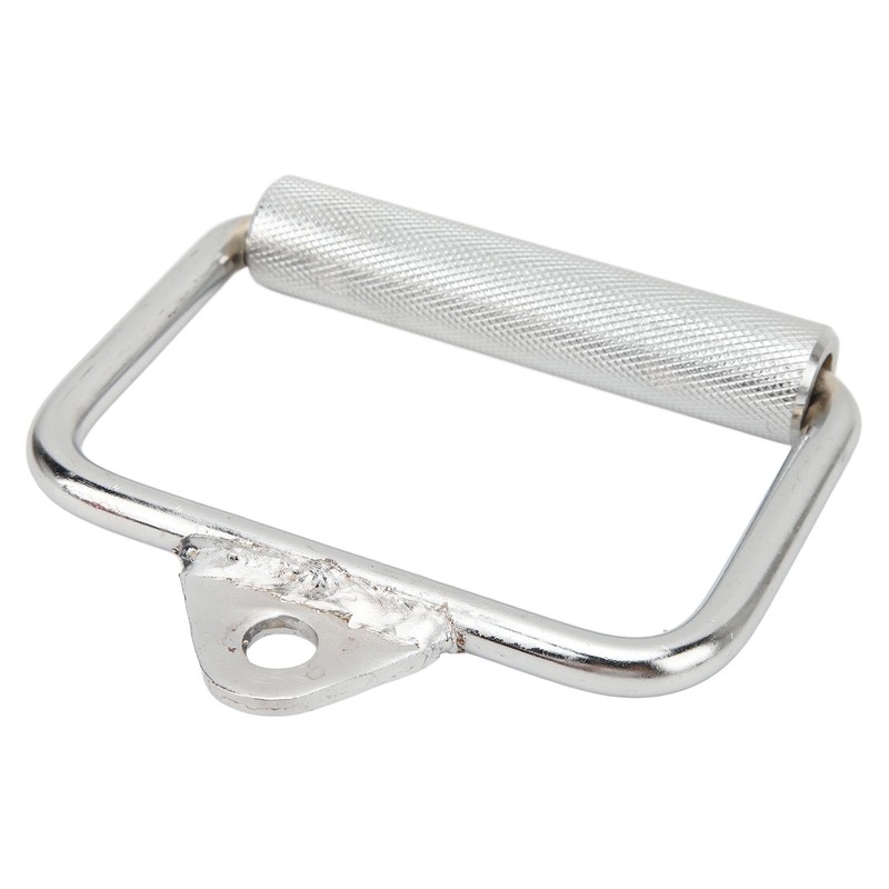 Cable Machine Handle Steel Knurled Fitness Hand Grip Pulldown Rowing