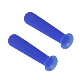 Fansoftiks 2Pcs Blue Silicone Contact Lenses Small Suction Cups Stick Inserter Remover Contact Lens Cases Accessories, Handy Safe and Easy to Use, Travel Size