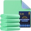 4 Pack 36” x 36” Extra Heavy Absorbency Washable Underpads,