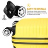 Toddmomy 4 Pcs Suitcase Wheels Replacement Luggage Wheels Replacement Kit