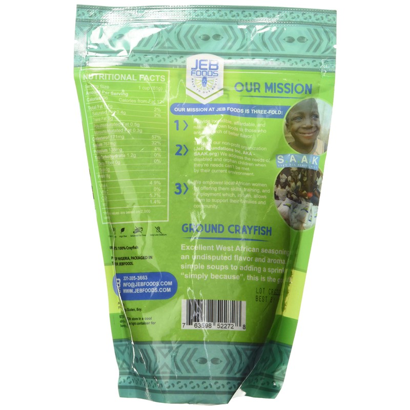 Crayfish - 8oz Dried Grinded Baby Shrim