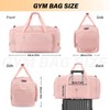 Sports Gym Bag Duffle Bag with Shoes Compartment for Womens