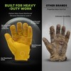 Schwer Pro Max ANSI A9 Cut Resistant Leather Work Gloves,