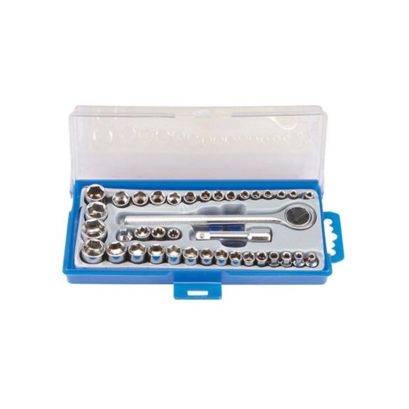 40 pc. SAE & Metric Socket and Nut Driver Set