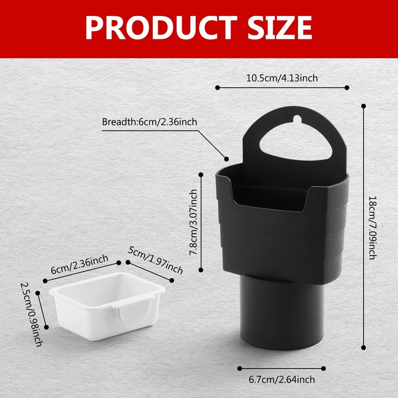 SUADEN French Fry Holder and Sauce Holder Set, Funny Useful