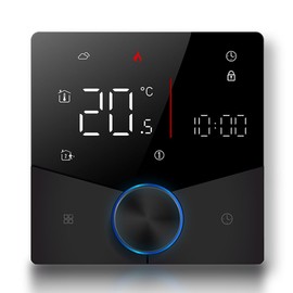 MelkiSmart Wi-Fi Thermostat – Series 009 Programmable Touch Screen Thermostat for Boiler Heating – Compatible with Alexa, Google Home, IFTTT