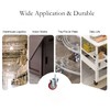 Swivel Stem Casters, Heavy Duty Double-Locking Castors with Red PU