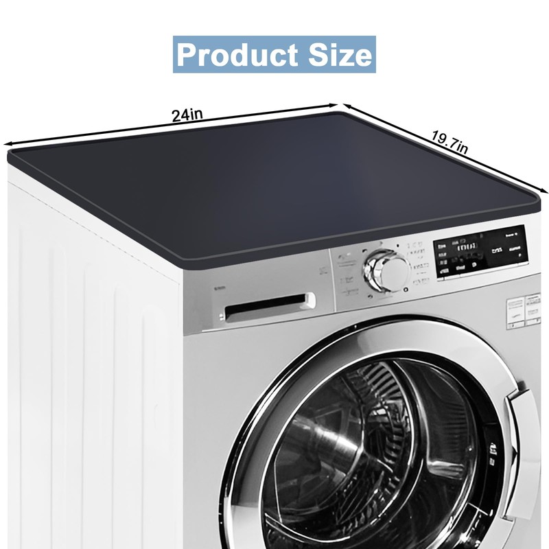 Washer and Dryer Top Protector Mat 24" x 19.7" -