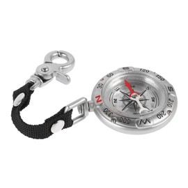 Outanaya Vintage Compass Keyring Sturdy Zinc Alloy Survival Compass for Hiking Camping Outdoor Adventures with Durable Lanyard for Reliable Navigation