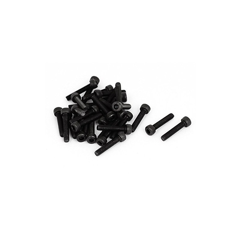 uxcell® M4 x 20mm 12.9 Alloy Steel Hex Socket Head
