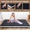 DoCred Japanese Floor Mattress, Queen Size Thick Japanese Futon Mattress