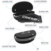 Cressi Rio Sports Sunglasses - Matt Black/Orange Lens, Uni