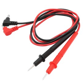 Waziaqoc 2 pares de cables de prueba para multímetro de banana, 1000 V, longitud de 60 cm, negro y rojo