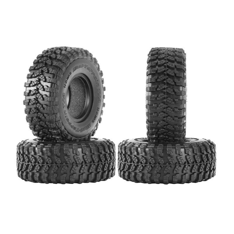 1.55 inch Tires Rubber Tyres for 1:10 RC Crawler Car