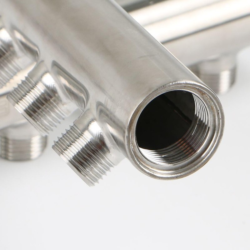 GOGOUP 3 Way Distribution Water Manifold Air Flow Pump Tubing