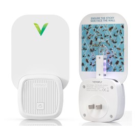 VEYOFLY Fly Catcher Indoor, Fly Trap Indoor, (1 Device + 3 Refills) Fruit Fly Traps for Indoors, Gnat Traps for House Indoor, Bug Killer, Fly Trap, Plug in Light Flying Insect Trap