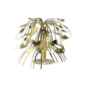 "Creative Converting Gold Mini Cascade Graduation Centerpiece, 8.5""-1 Pc" (263011)