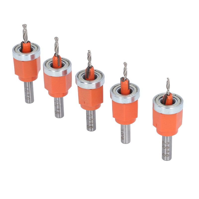 5 Pcs Countersink Drill Bit Set 2.8 3 3.2 3.5