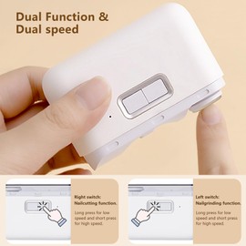 Electric Nail Clipper Trimmer for Adult, Low Voice 40dB Electric Polishing Automatic Nail Clippers with LED Light, Automatic Fingernail Cutter with Nail Scraps Storage for Men, Women and Seniors