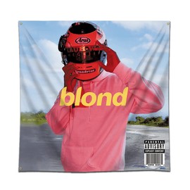 LCFHOME Star Singer Frank Tapestry Ocean Blond Music Album Cover Banner Wall Hanging Flag（4x4ft/120x120cm,150D Polyster,HD Printing）For Room Bedroom Decor