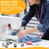LOKUNN 50 Pcs Metal Bobbins, Metal Sewing Machine Bobbins Metal