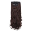 REECHO 24" Curly Wavy 4 Pieces Set Thick Clip in