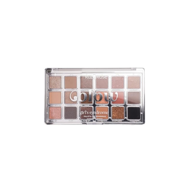 Ruby Rose Cosméticos Girls Syndrome Paleta de Sombras 18 Tonos