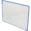 Operitacx A4 Wall-Hanging Document Bag, Transparent Storage Bag for Files,