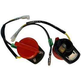 Sellerocity 2 Pack of On Off Toggle Engine Start Stop Kill Switch Compatible with Most Honda GX110 GX120 GX140 GX160 GX200 GX240 GX270 GX340 GX390