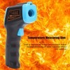 Infrared Temperature Measuring Gun, LCD Display, Industrial Thermometer, No Touch