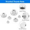 sourcing map 10Pcs Knurled Thumb Nuts, M3 M4 M5 M6
