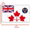 3×5 FT Canada Army Battle Flag(1939–1944), Large 100D Former Canadian